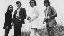A photo that shows what the members of the rock band The Doors look like